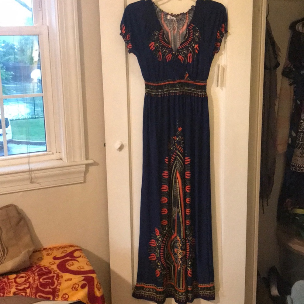 Beautiful patterned maxi dress